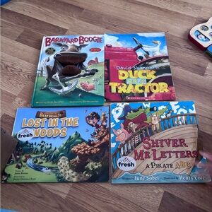 Children's Book Set with Colorful Covers